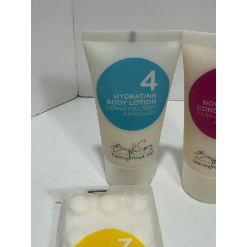 Barney Kenet MD Travel Set Conditioner Body Lotion Massage Bar 3pc‎ New